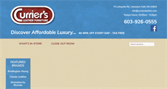 Desktop Screenshot of curriersleather.com